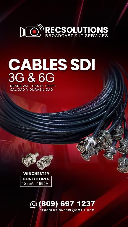 Cables SDI y HDMI fibra óptica  en Santo Domingo Este Foto 7309860-1.jpg