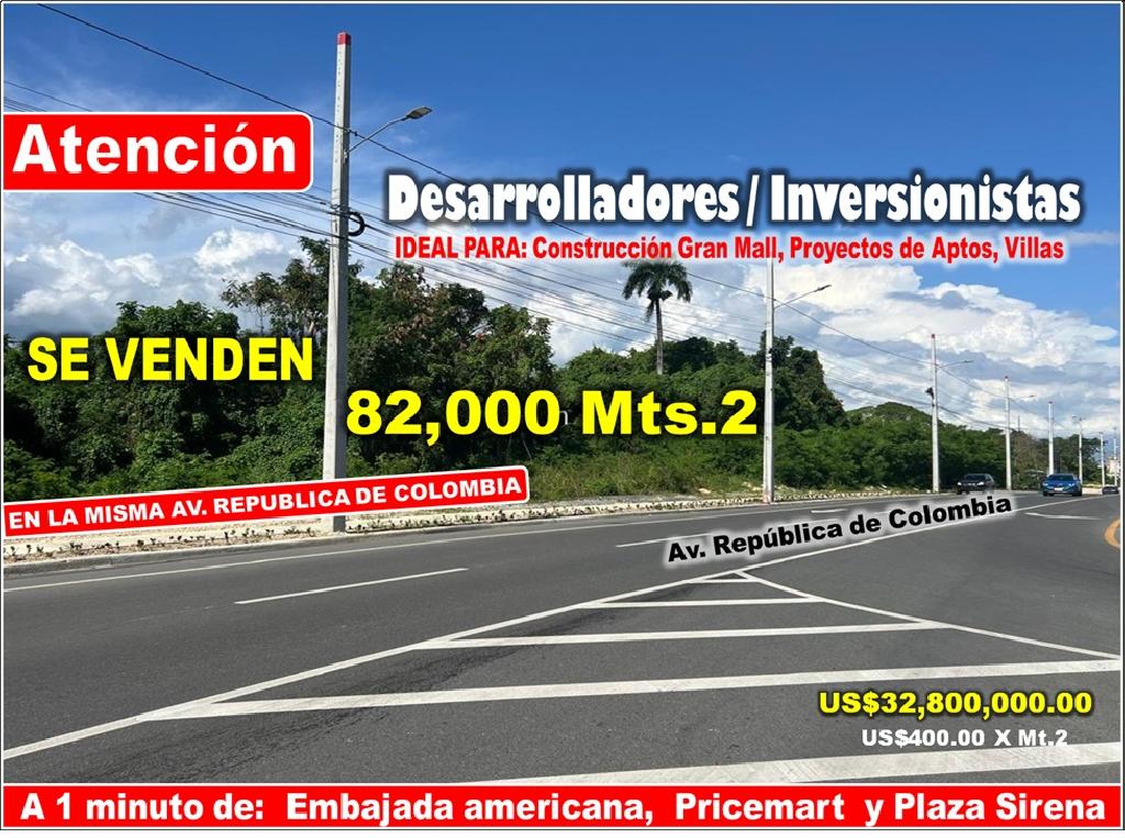 VEND0 82000 MTS.2 DE TERRENO EN LA MISMA REPUBLICA DE COLOMBIA A PASOS Foto 7309998-1.jpg