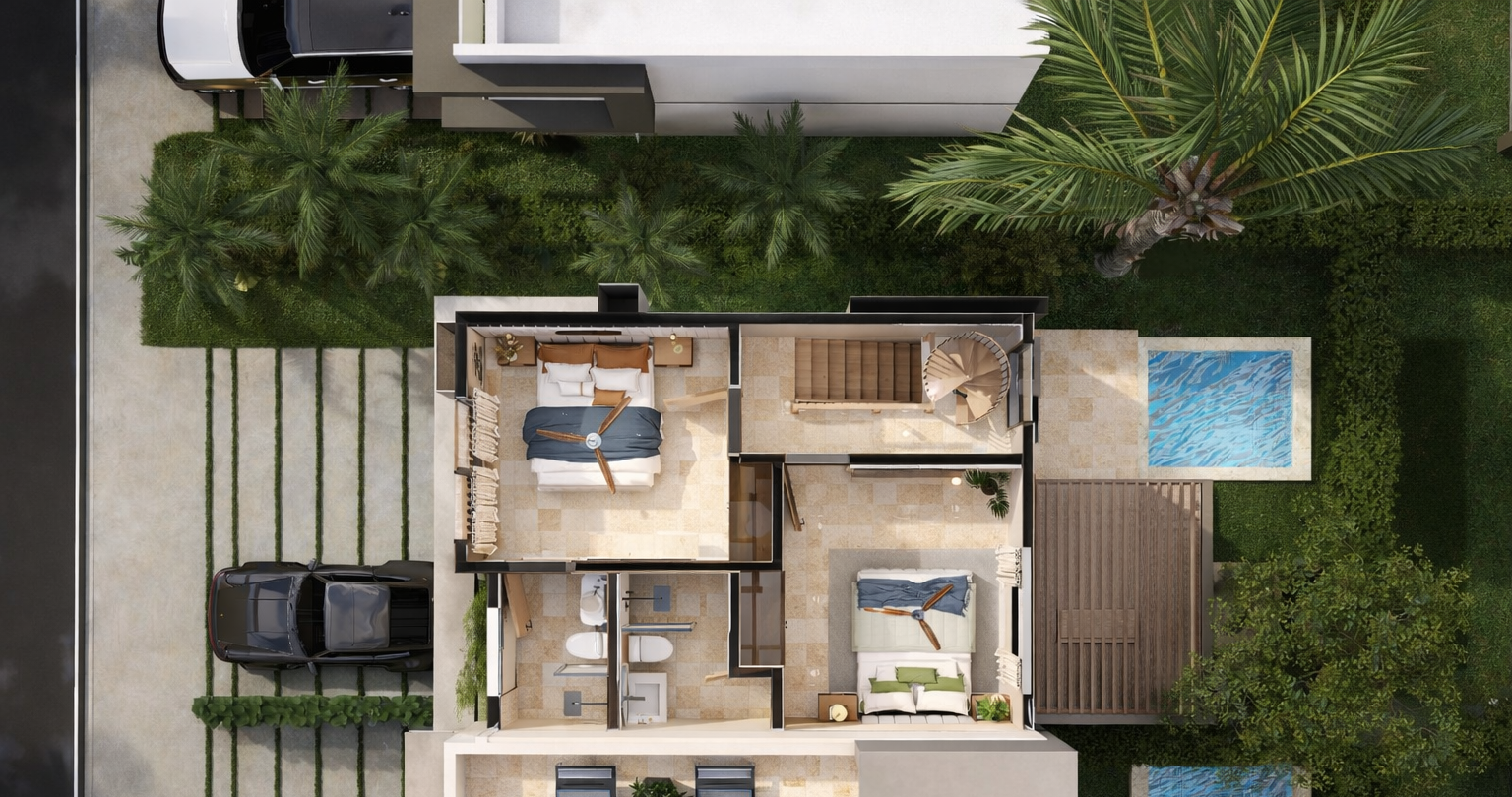 VILLAS DE 3 HABITACIONES EN RESIDENCIAL BAVARO PUNTA CANA Foto 7310547-13.jpg