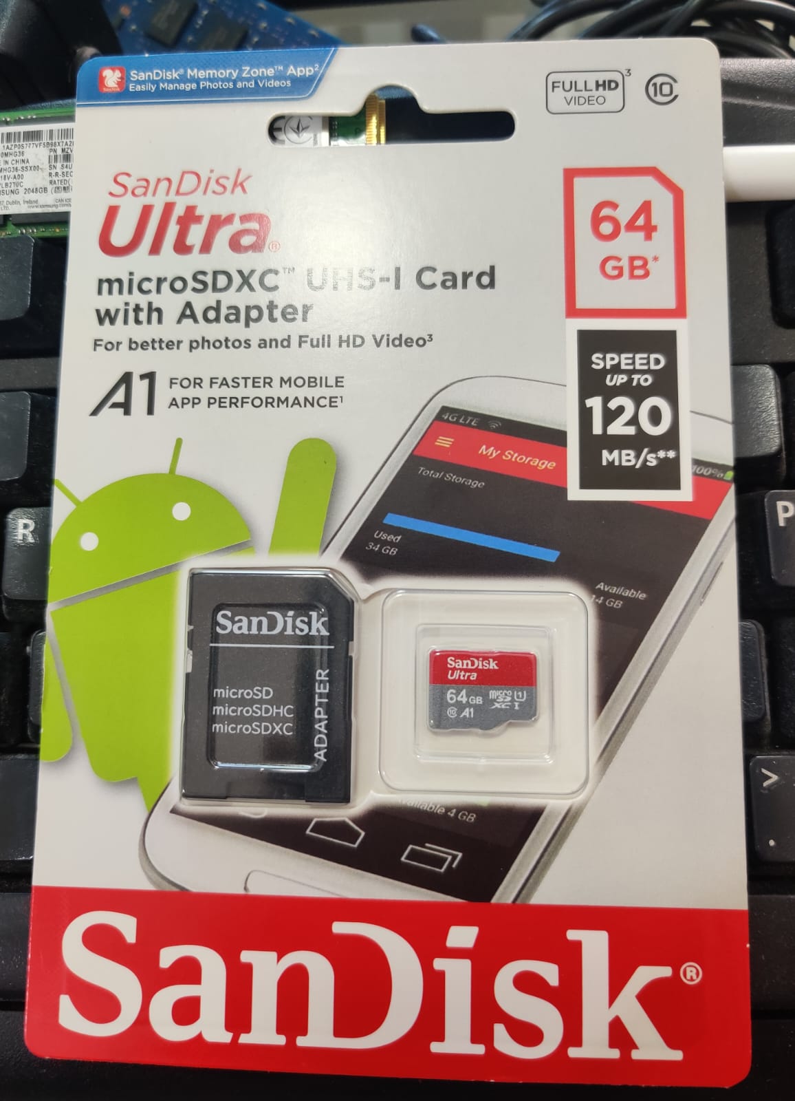 MEMORIA MICRO SD 64GB SANDISK ULTRA Foto 7310965-1.jpg