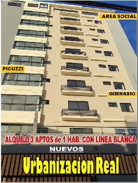 ALQUILO 3 APTOS DE 1 HABS. CON LINEA BLANCA  EN URB. REAL APTOS A ESTR Foto 7311153-1.jpg