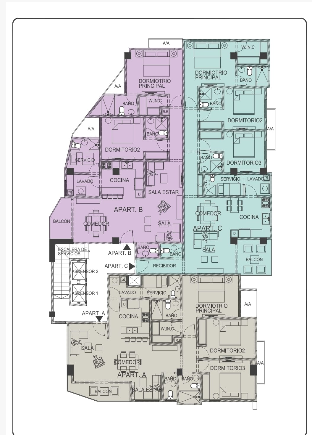 Apartamento en venta en Mirador Norte Santo Domingo Foto 7311526-4.jpg