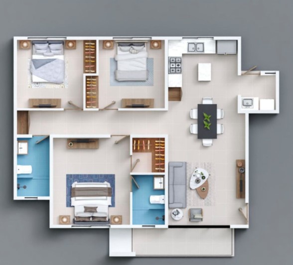 ???? APARTAMENTOS EN VENTA EN LOS ÁLAMOS  PRÓXIMO AL HOMS – SANTIAGO Foto 7311655-10.jpg