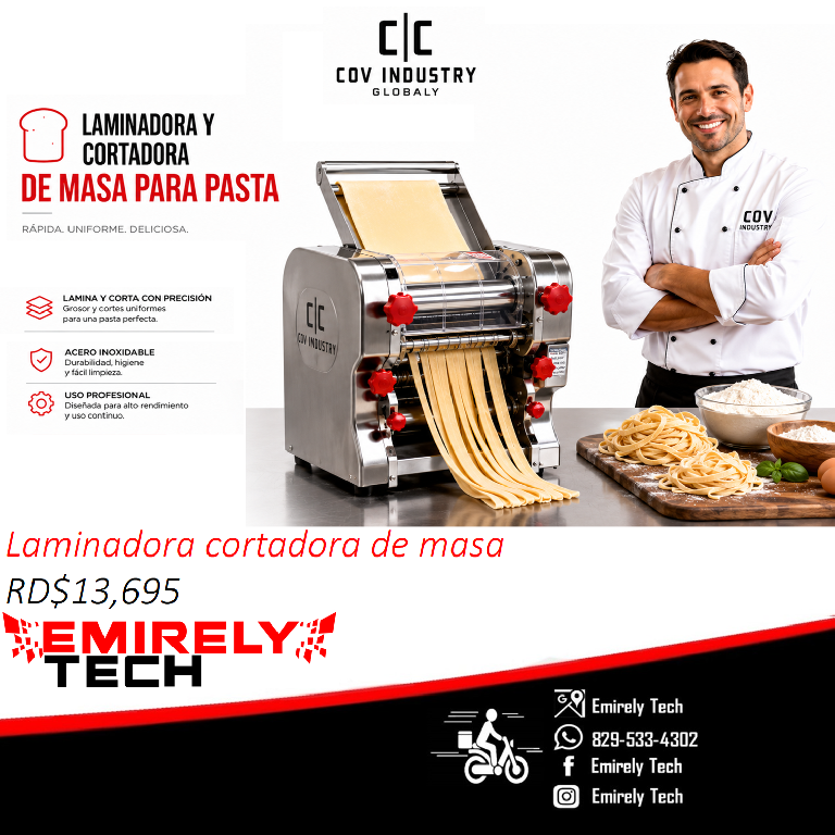 Laminadora de masa de 9 pulgadas laminadora cortadora de masa pasta Foto 7311749-1.jpg