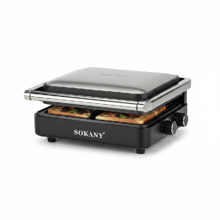 Máquina para hacer waffles y panes Neg Negro 1500W Foto 7312313-3.jpg