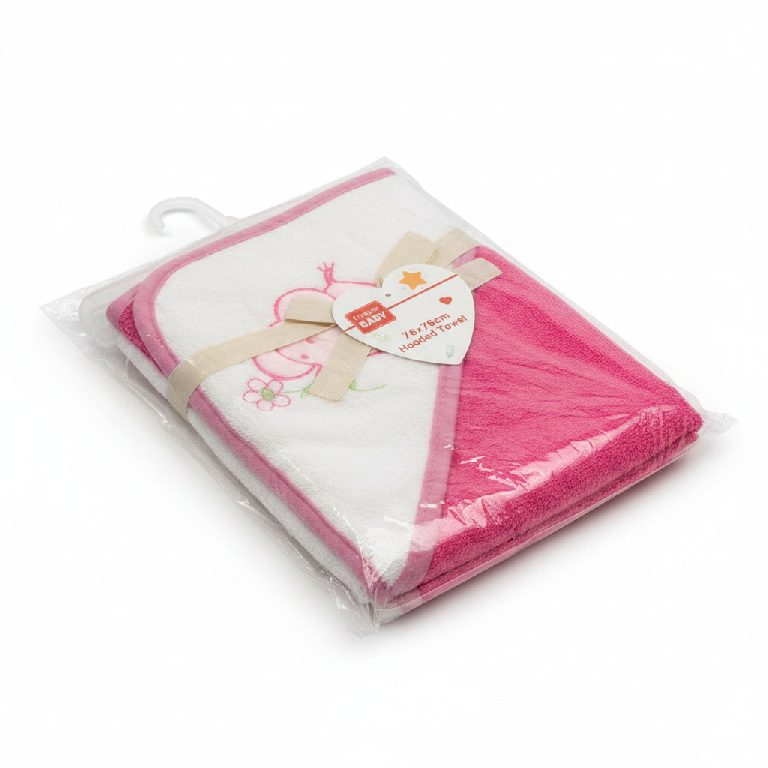 Toalla con Capucha para Bebé Elefante 76x76cm 76 x 76cm Foto 7312318-2.jpg