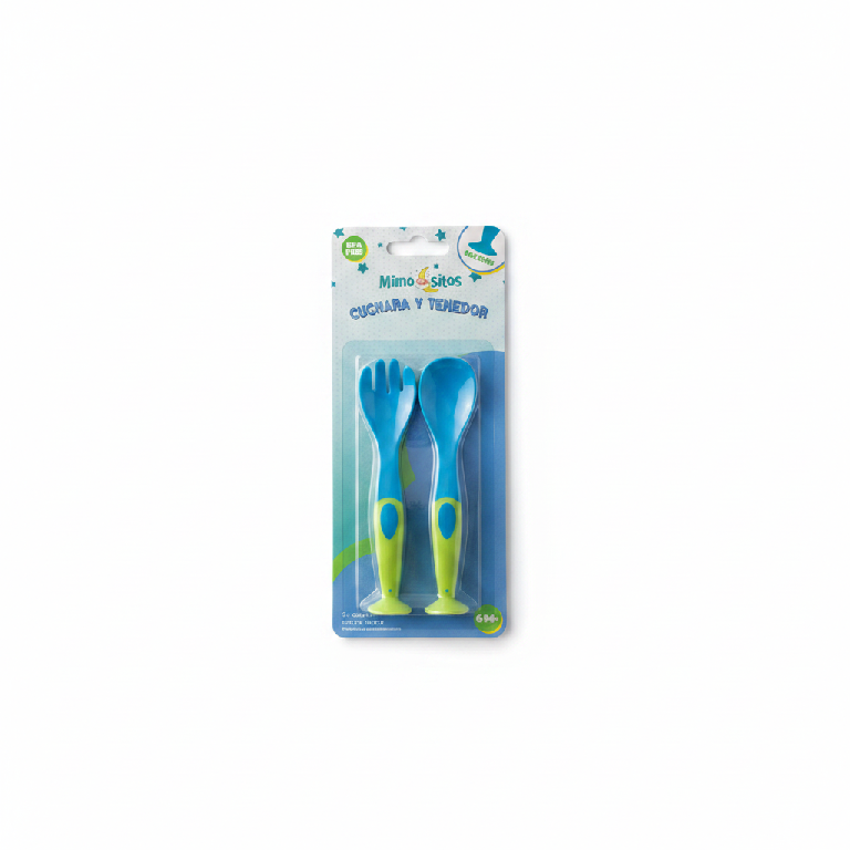 Set de Cuchara y Tenedor para Bebé 0-6 meses A x A x u A x ul Az Azu A Foto 7312327-1.jpg