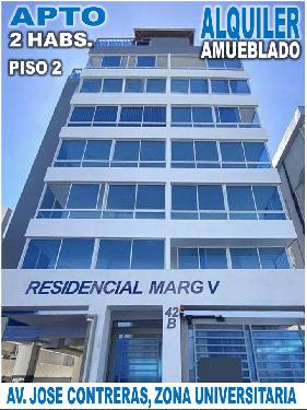 ALQUILO APTO AMUEBLADO EN EXCLUSIVA TORRE DE LA ZONA UNIVERSITARIA 2 H Foto 7312630-1.jpg