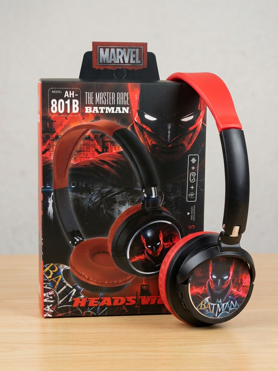 AUDIFONOS INALAMBRICOS PARA NIÑOS - BATMAN AH-801L Foto 7312782-2.jpg