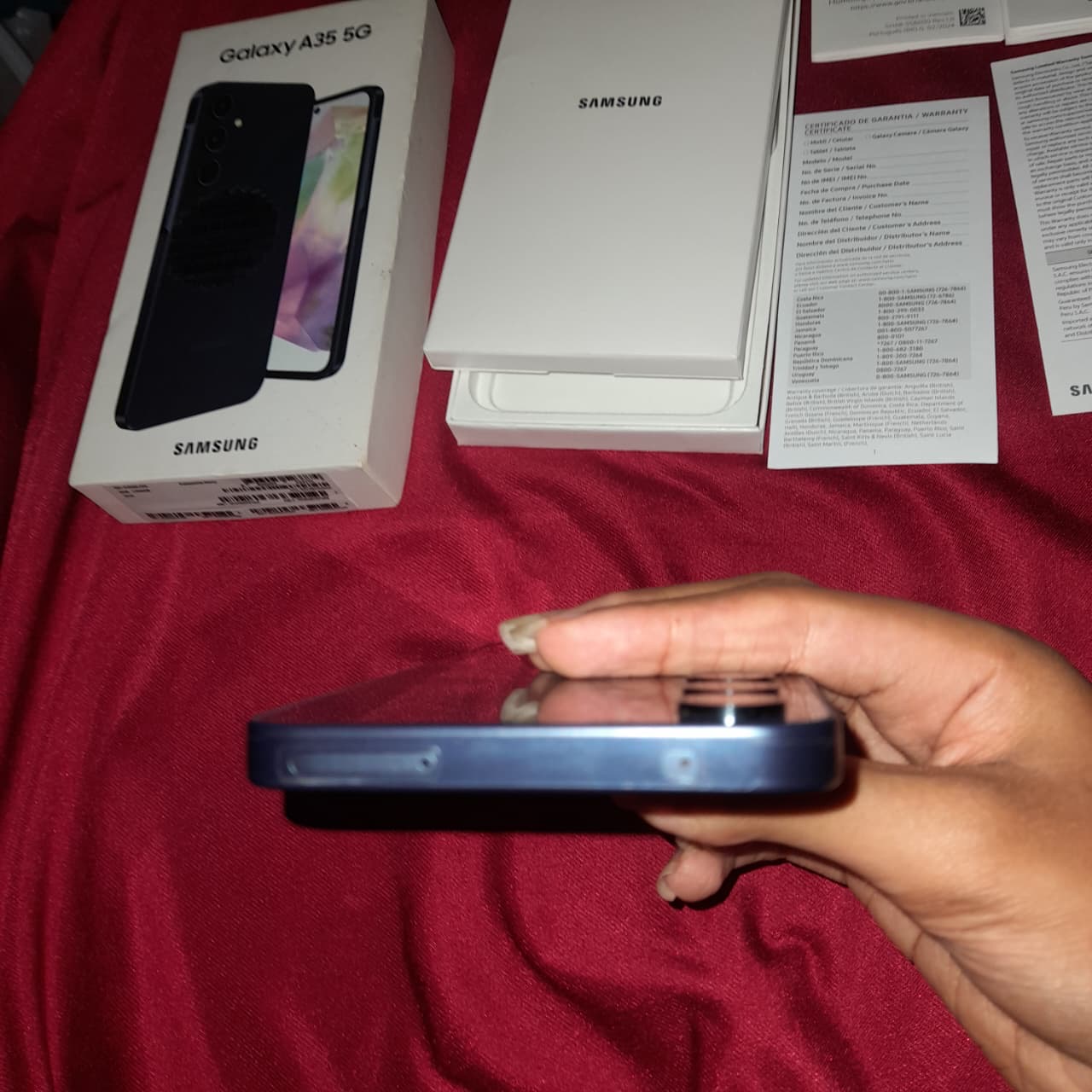 Samsung Galaxy A35 5G 256GB / Navy - Impecable!  Kit de accesorios Foto 7312814-7.jpg