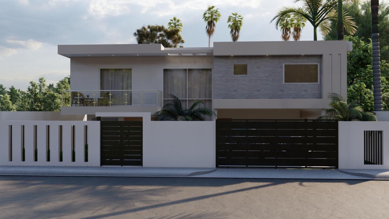 Villa hermosa en nizao   Primer nivel  1. Marquesina doble  2. ⁠1 habi Foto 7313542-9.jpg