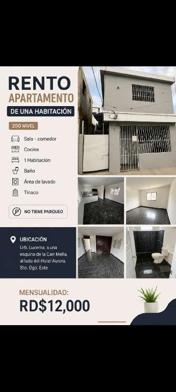 RENTO APART DE JNA HABITACIÓN 2DO PISO. STO. DGO. ESTE Foto 7313913-1.jpg