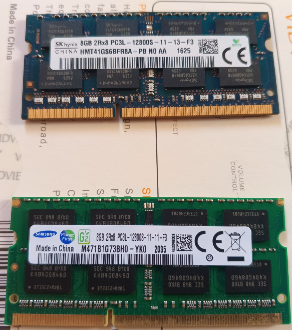 Memorias Ram ddr3 8GB para Laptop cada una a 900 - Leer descripción Foto 7313919-2.jpg