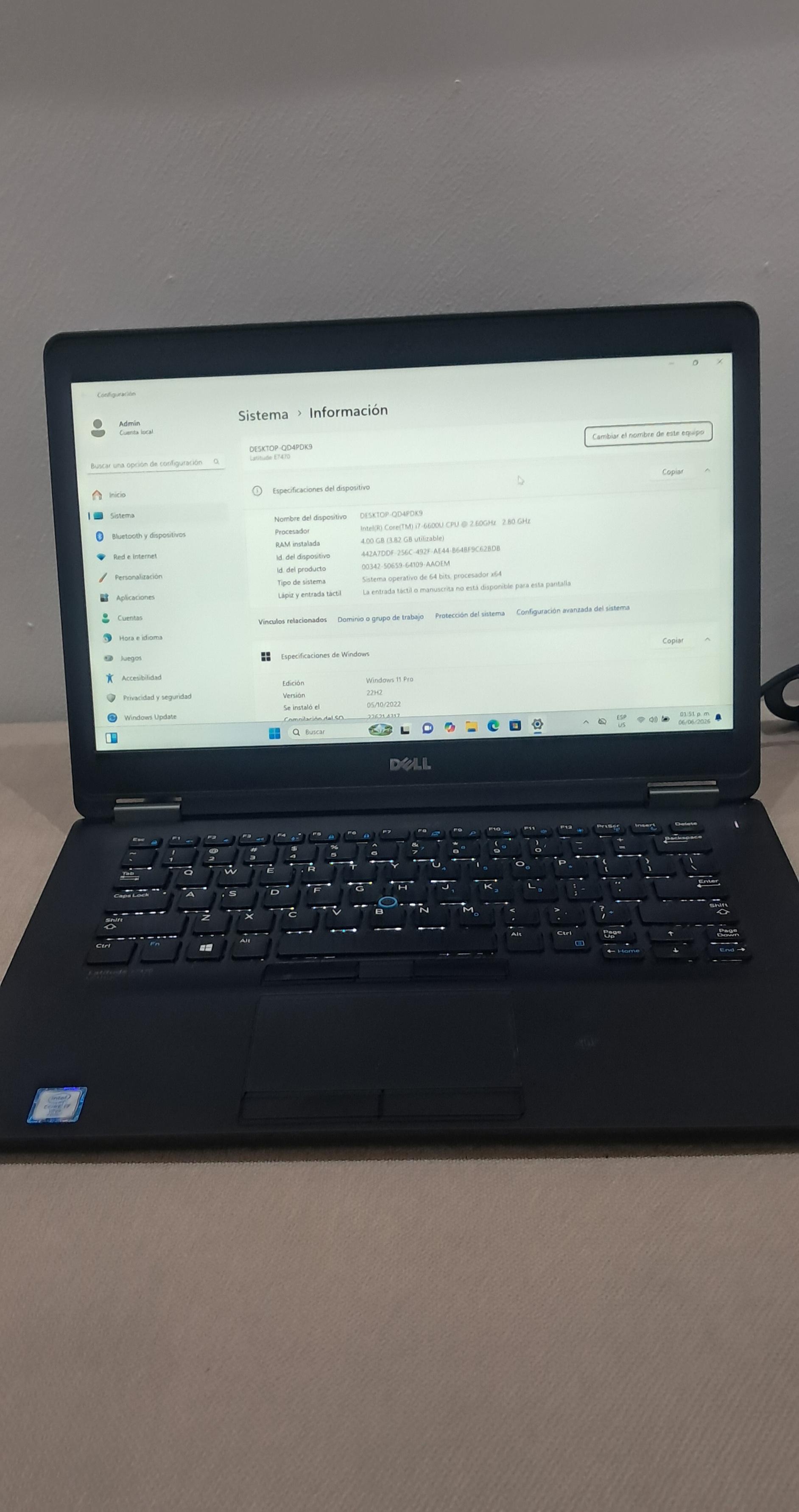 Laptop Dell i7 128GB SSD M.2 8GB DDR4 Foto 7314093-5.jpg