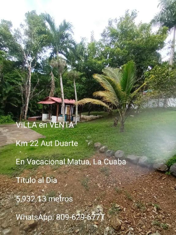 Villa en VENTA km 22 Aut Duarte Vacacional Matua La Cuaba Título  Foto 7314441-1.jpg
