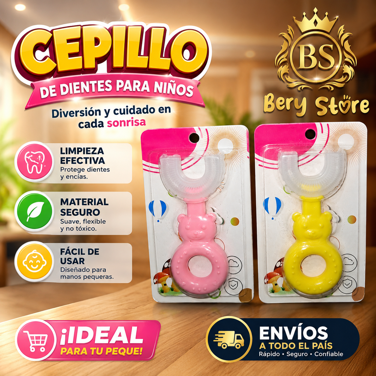 CEPILLO DE DIENTES PARA NIÑOS  CEPILLO DE DIENTES PARA BEBÉ  CEPILLO D Foto 7314451-4.jpg