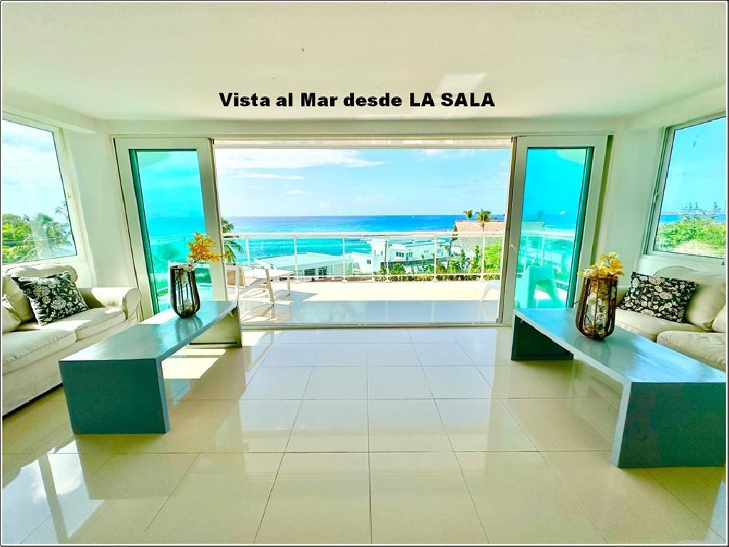 ALQUILO PENTHOUSE AMUEBLADO CON VISTA AL MAR EN EN BOCA CHICA 3 HABS.  Foto 7314586-3.jpg