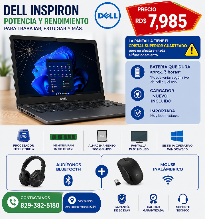 Dell inspirion 15 Laptop i7 Foto 7315183-1.jpg