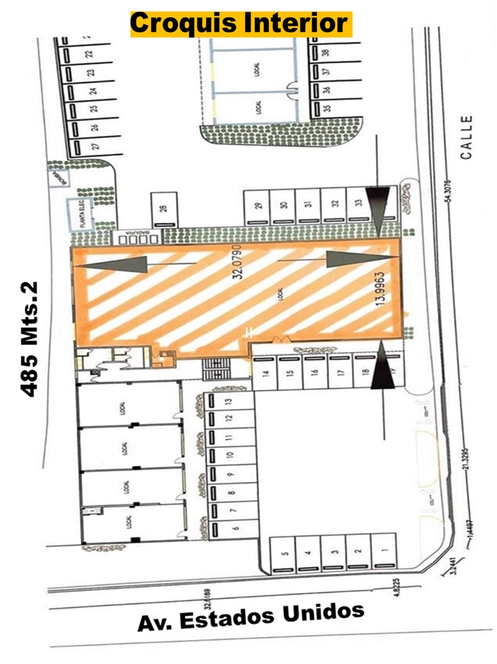 Vendo Local Comercial de 485 Mts.2 en Av. Estados Unidos BAVARO 33 men Foto 7315212-5.jpg