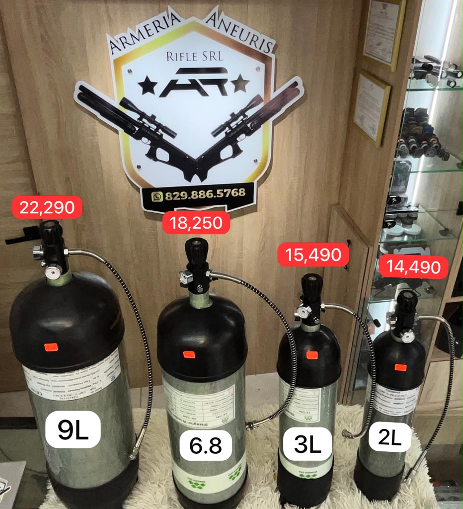 Rifle Botellas y Tanques PCP de Fibra de Carbono  Alta Presión 4500 PS Foto 7315247-1.jpg