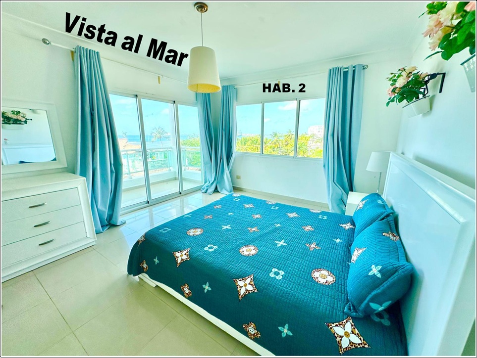 ALQUILER APTO FRENTE AL MAR  EN BOCA CHICA 2 HABS. 115 Mts.2 3 BALCONE Foto 7315519-4.jpg
