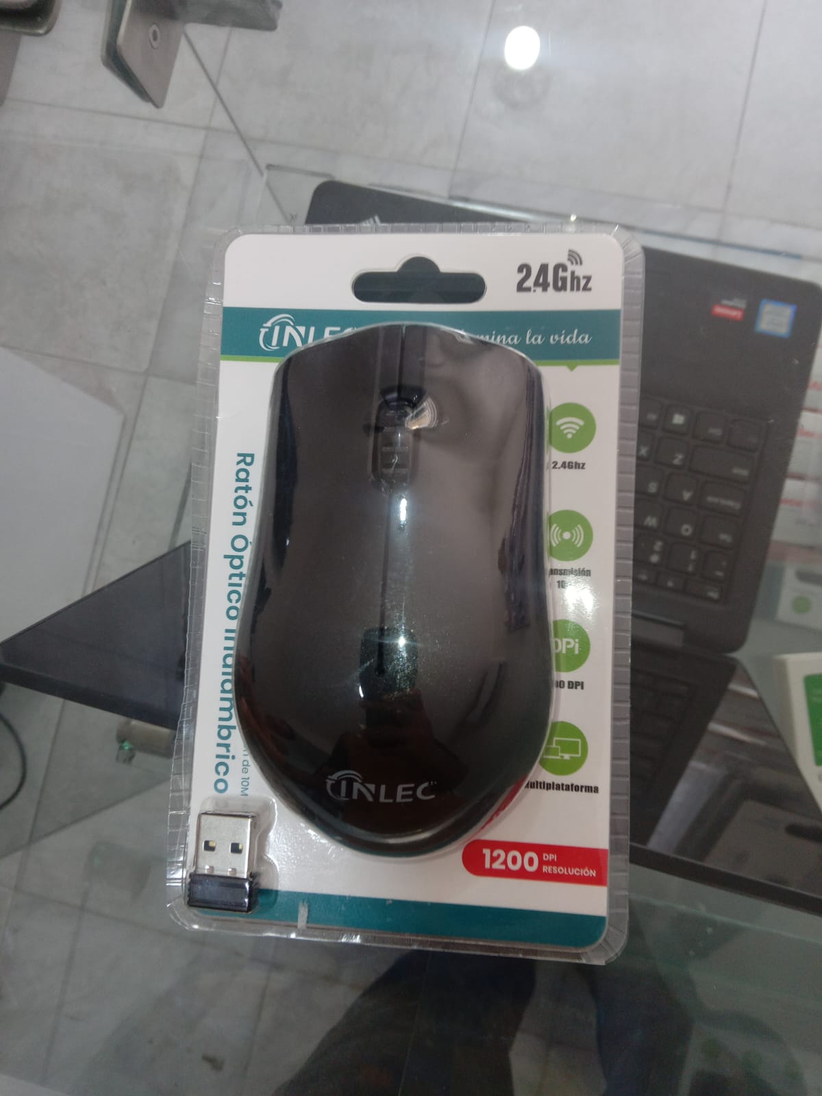 Ratón Óptico Inalámbrico Dual INLEC 2.4G  Bluetooth Foto 7315918-1.jpg