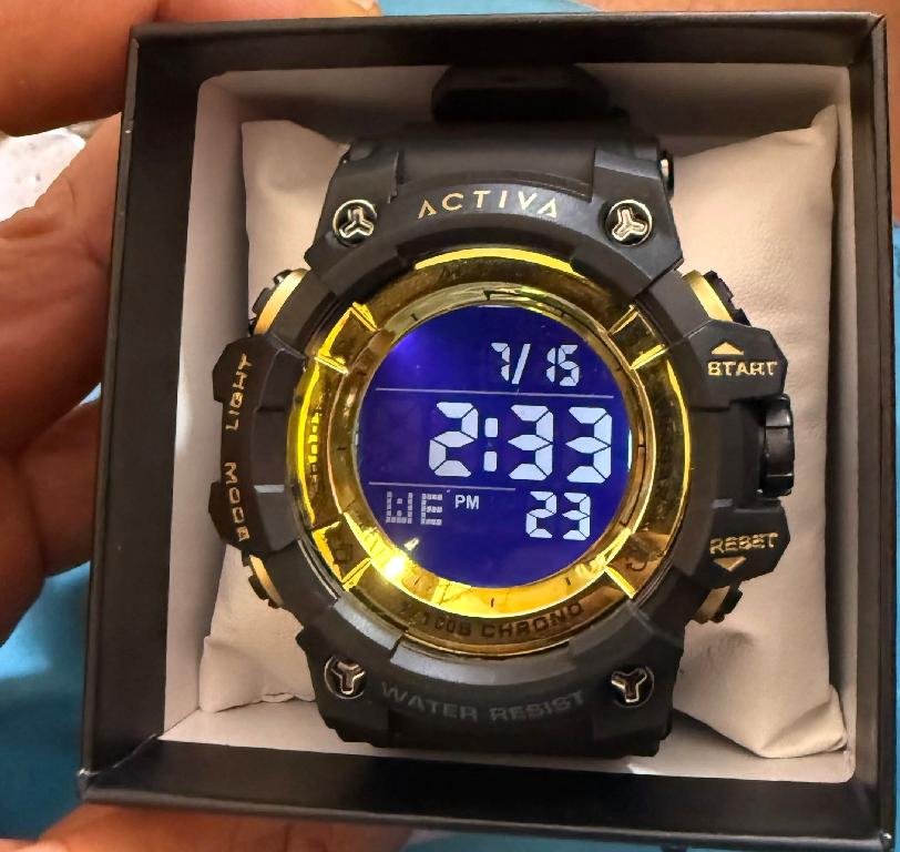 Reloj Digital Activa x Invicta Caja y correa de poliuretano cronometro Foto 7315967-1.jpg