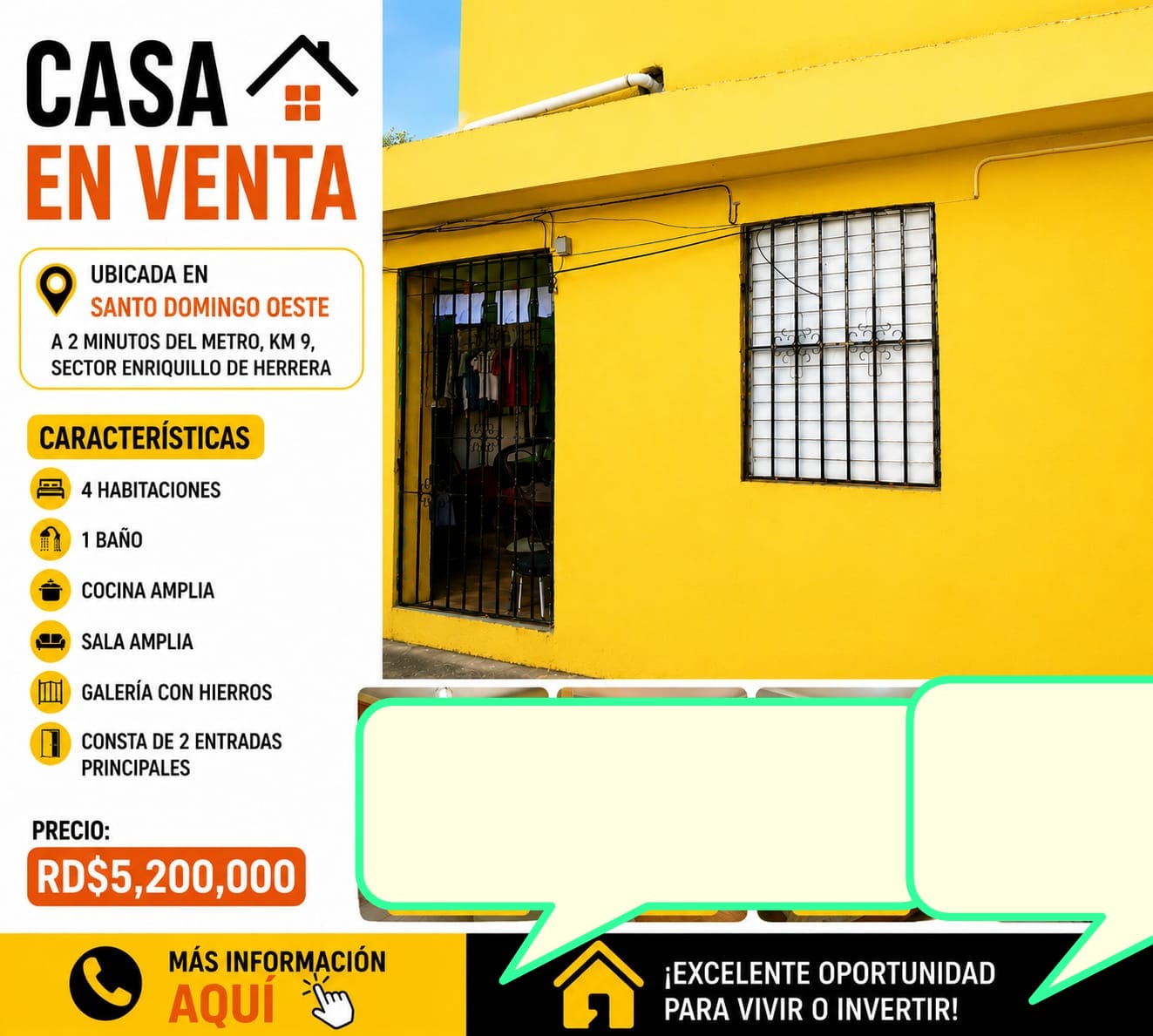 VENDO UNA CASA DE 4 HABITACIONES  Foto 7316068-1.jpg