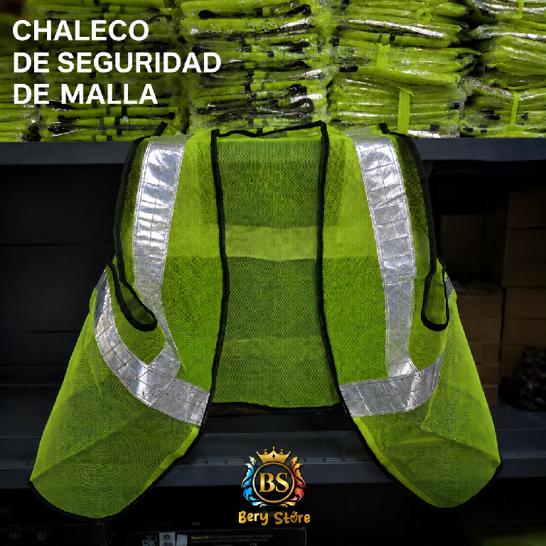 Chaleco Reflectivo de seguridad de malla  Foto 7316190-2.jpg