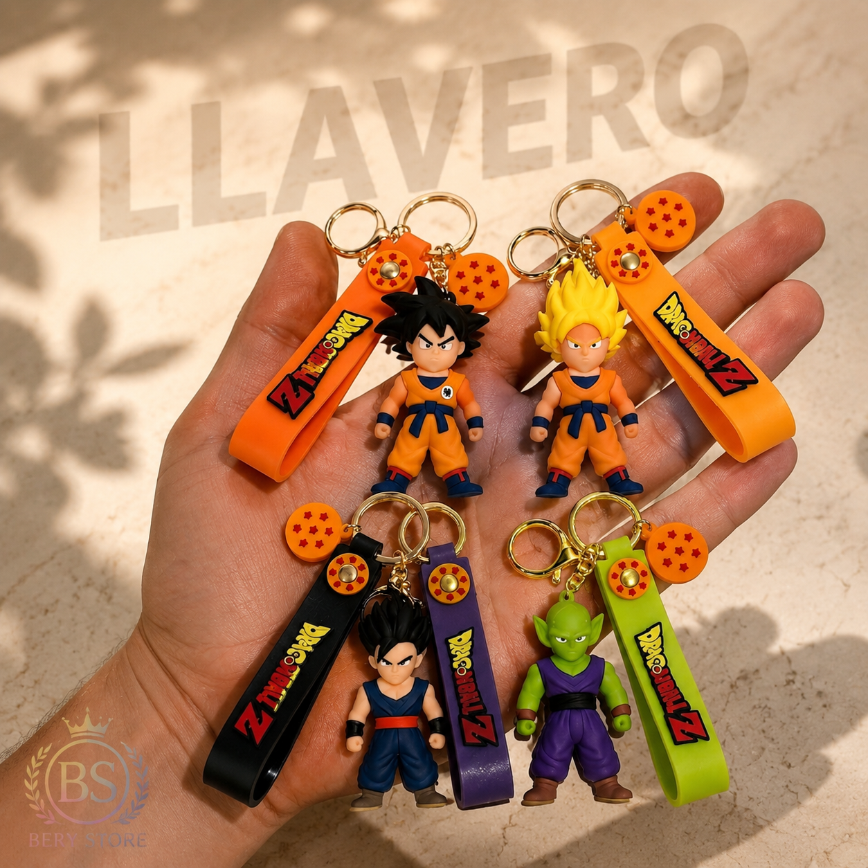 Llavero Dragon Ball Z con figura y correa para decorar tus llaves con  Foto 7317034-7.jpg
