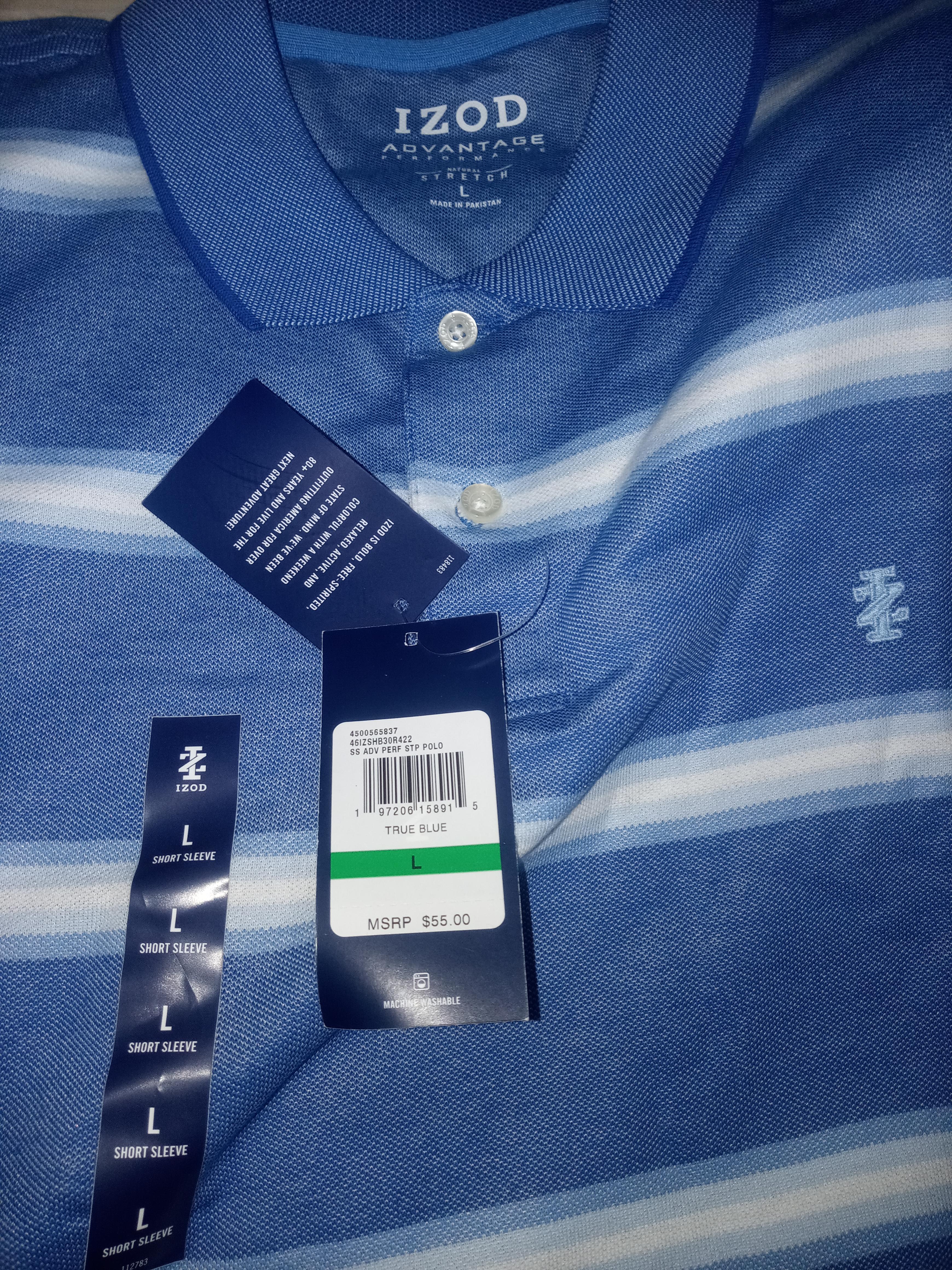 Poloche Nuevo IZOD Original de cuello L. Corre XL Foto 7317103-3.jpg
