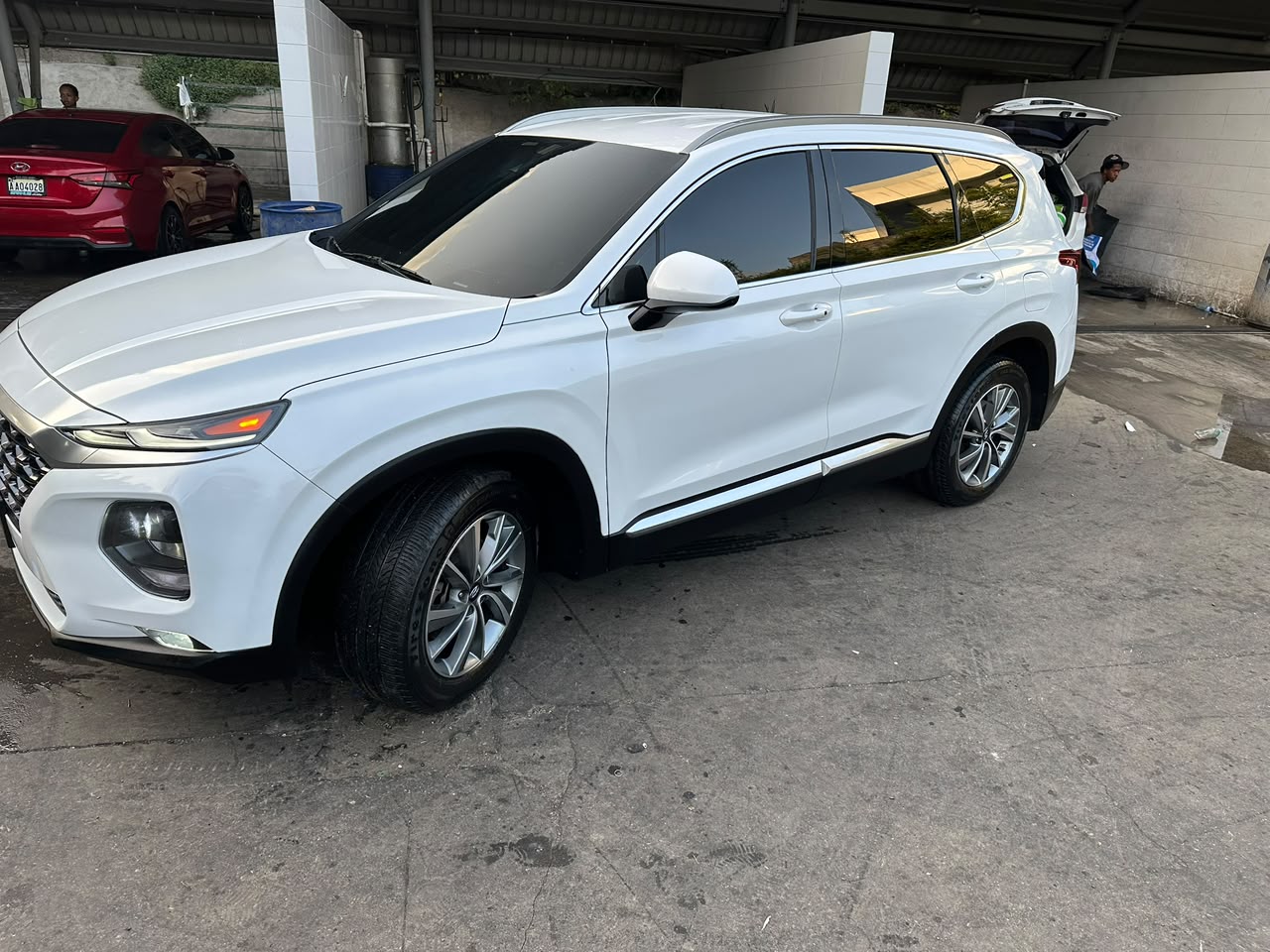  HYUNDAI SANTA FE 2019 BLANCA en Santo Domingo Oeste Foto 7317135-3.jpg