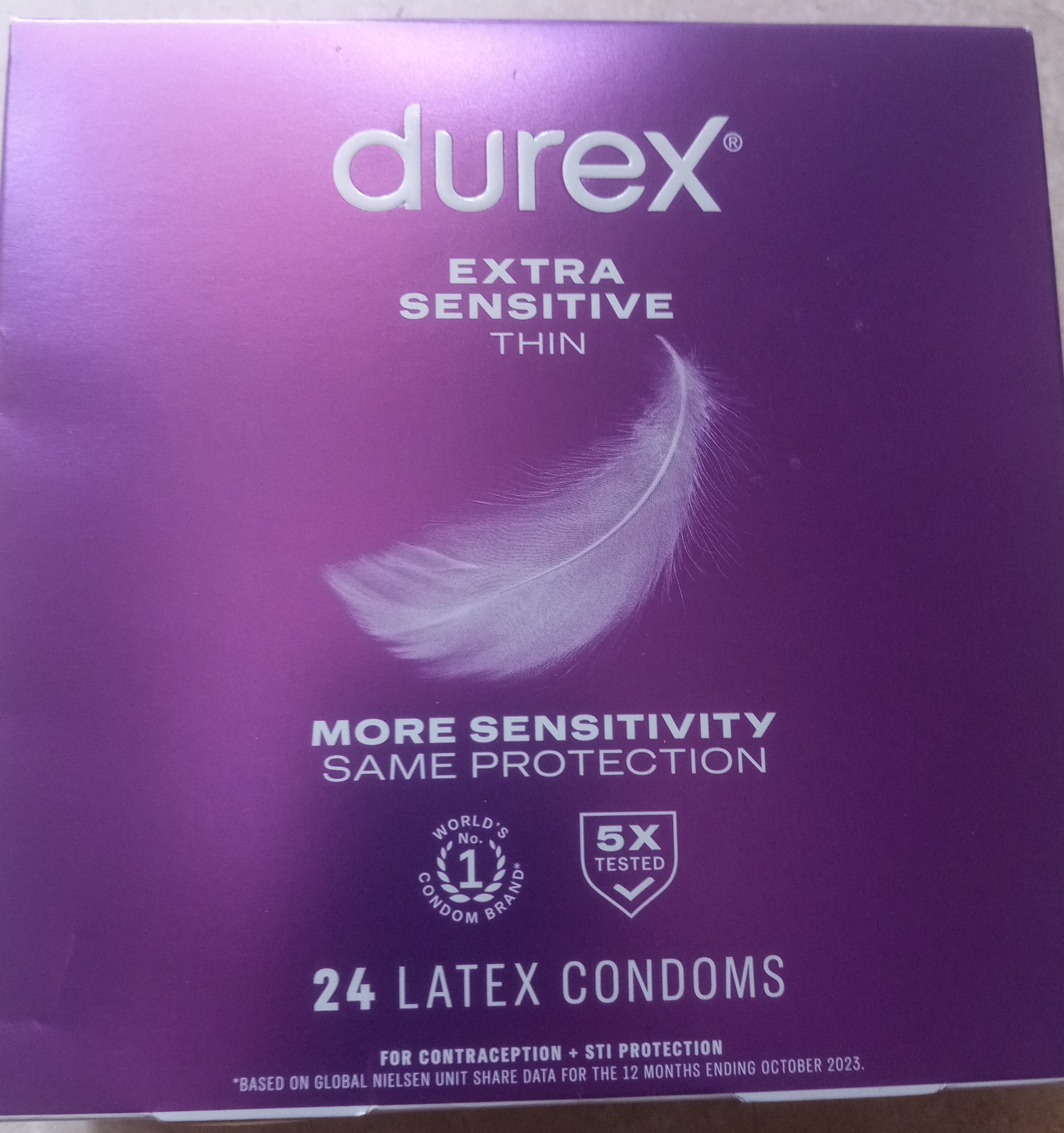 CONDONES DUREX EXTRA SENSITIVOS. CAJA 24 UNDS Foto 7317220-3.jpg