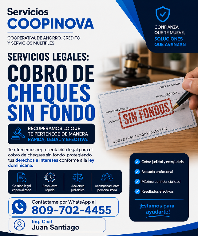Cobro de cheques sin fondos  Gestión legal y profesional Foto 7317548-1.jpg