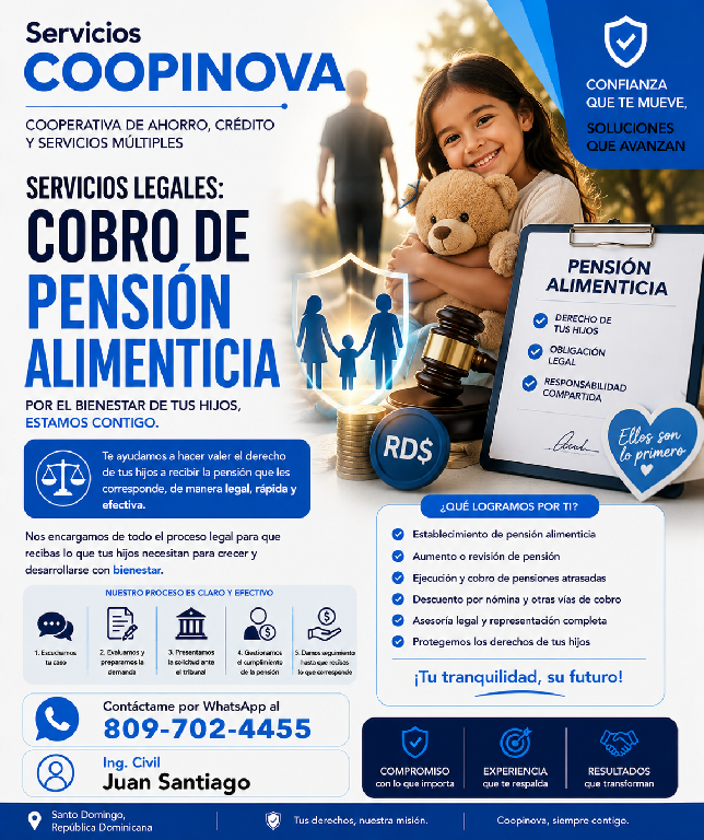 Cobro de pensión alimenticia  Asesoría y representación legal Foto 7317550-1.jpg