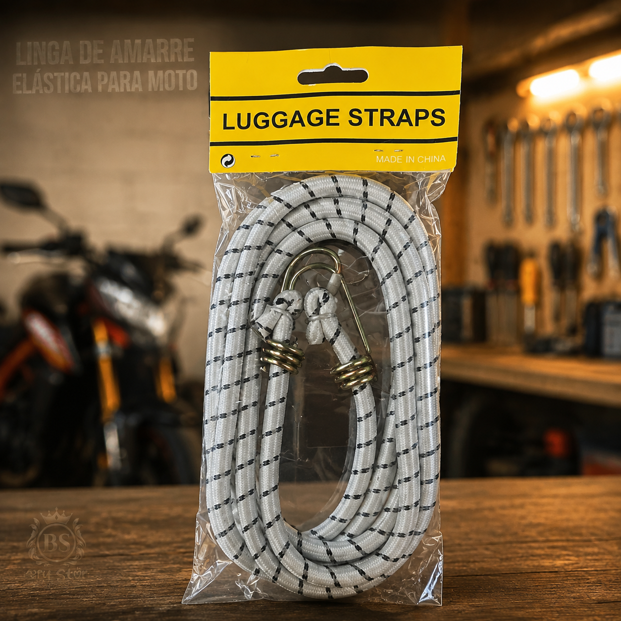 Cuerda Elástica de Amarrar para Moto con Ganchos  Soga y Linga Elástic Foto 7317749-3.jpg