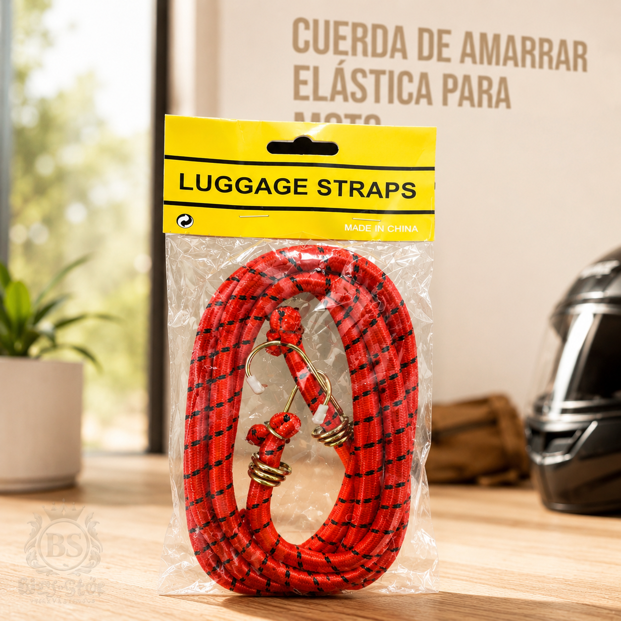 Cuerda Elástica de Amarrar para Moto con Ganchos  Soga y Linga Elástic Foto 7317749-5.jpg