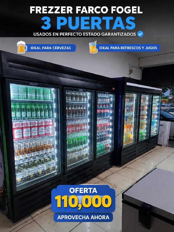 Frezer exhibidores conservadores y congeladores de 3 puertas con envio Foto 7317773-1.jpg