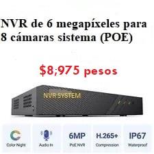 Grabador Nvr full HD de 6 megapíxeles para 8 cámaras ip  Foto 7318750-1.jpg