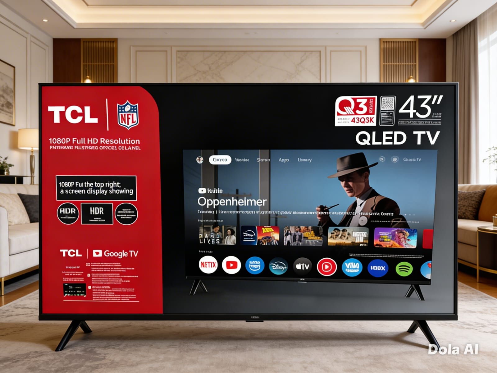 Smart Tv TCL 43pulgadas QLED Google TV. Foto 7319671-2.jpg