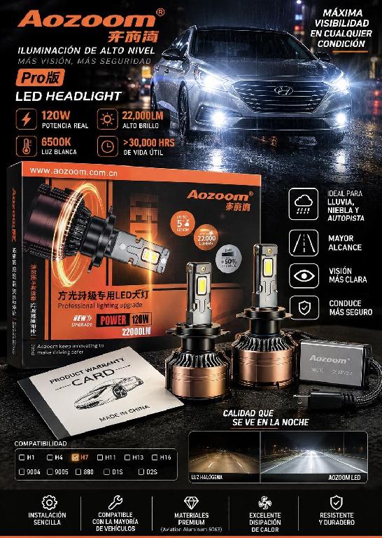 ???? LUCES LED AOZOOM PRO H7 – 120W ???? Foto 7320037-1.jpg