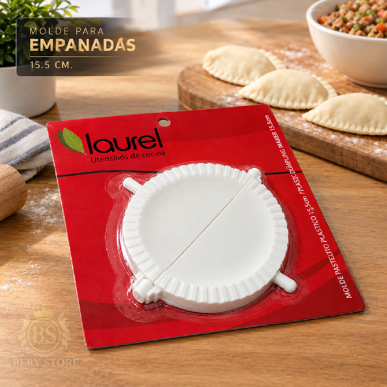 Molde para empanadas de 15.5 cm para preparar piezas uniformes  Moldes Foto 7320057-1.jpg