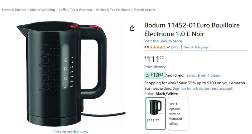 Hervidor Bodum. Te o cafe en segundos.  Foto 7320071-6.jpg