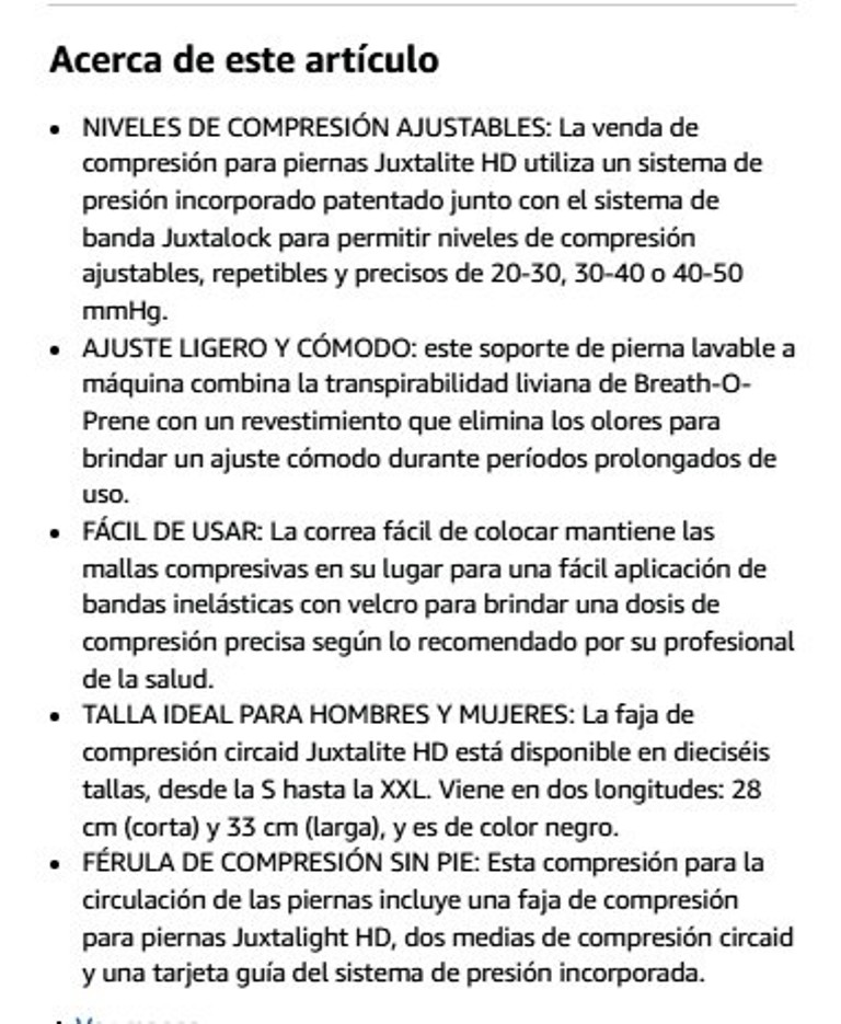 Faja Varices Piernas Compresion  Foto 7320263-10.jpg
