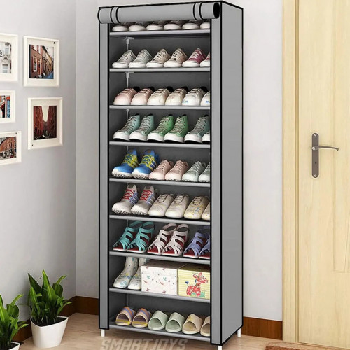 ORGANIZADOR DE ZAPATOS CON FUNDA PROTECTORA  HASTA 27 PARES AHORRA ESP Foto 7321244-1.jpg