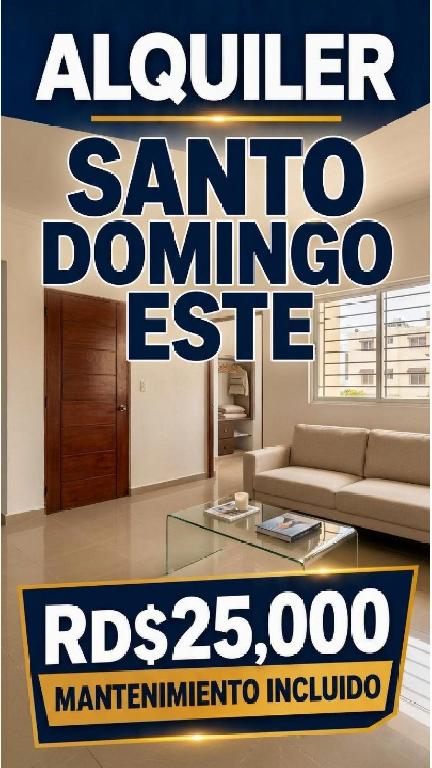 Hermoso Apartamento 3H en Alquiler Santo Domingo Este Foto 7321275-1.jpg