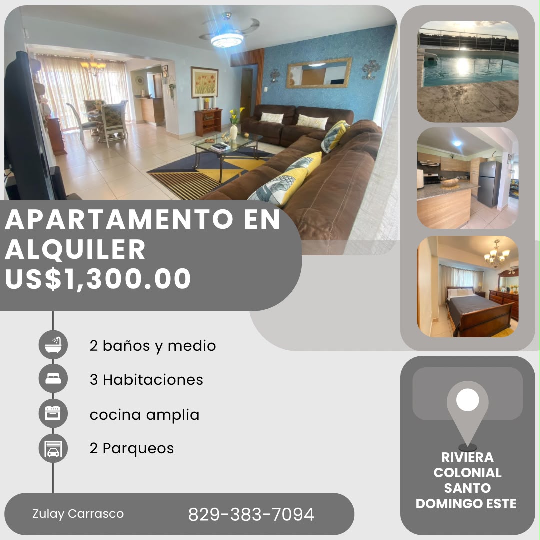 APARTAMENTO EN ALQUILER Santo Domingo Este ZONA ORIENTAL  Foto 7321547-1.jpg