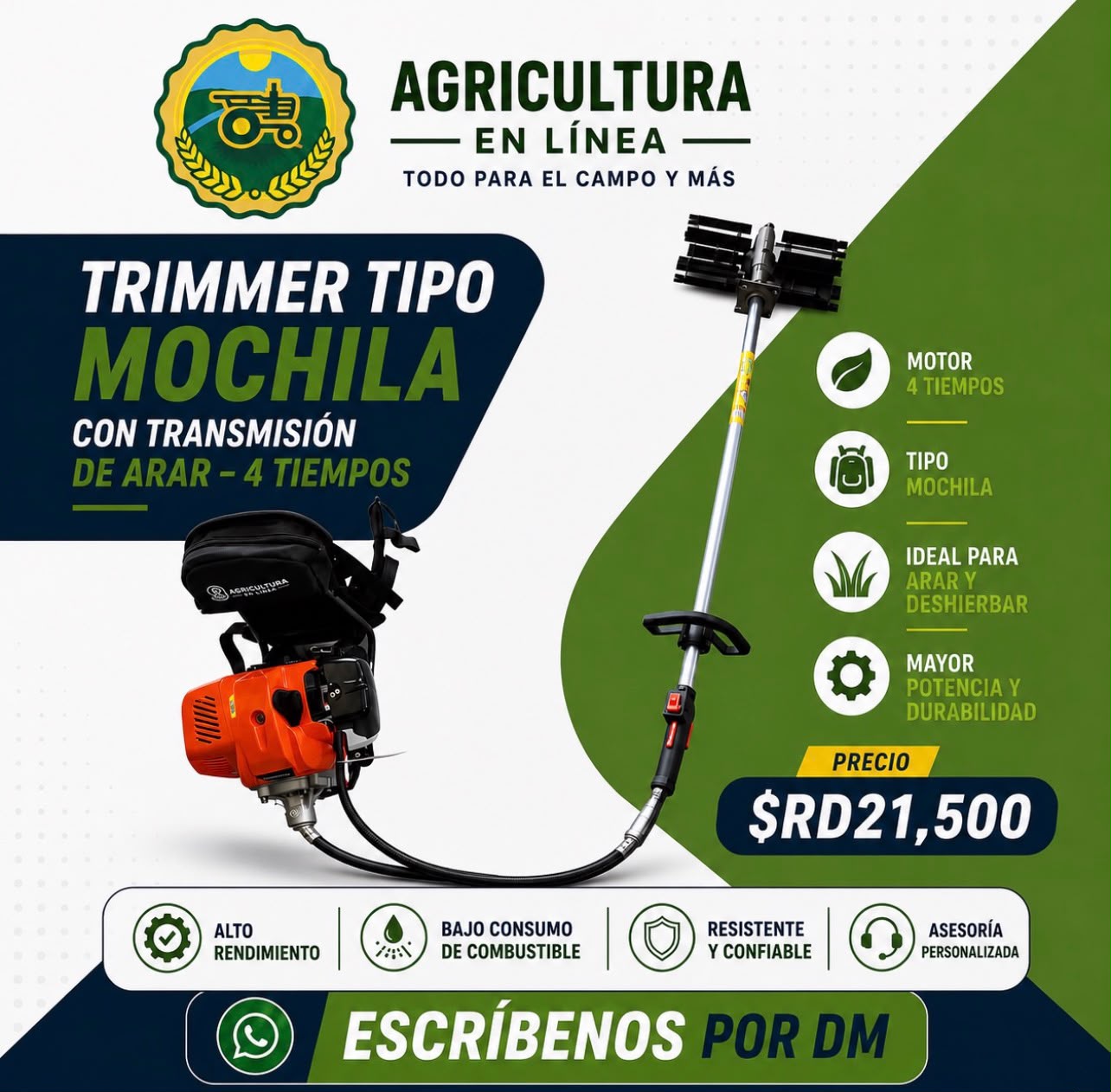 trimer tipo mochila con transmision de arar Foto 7321860-1.jpg