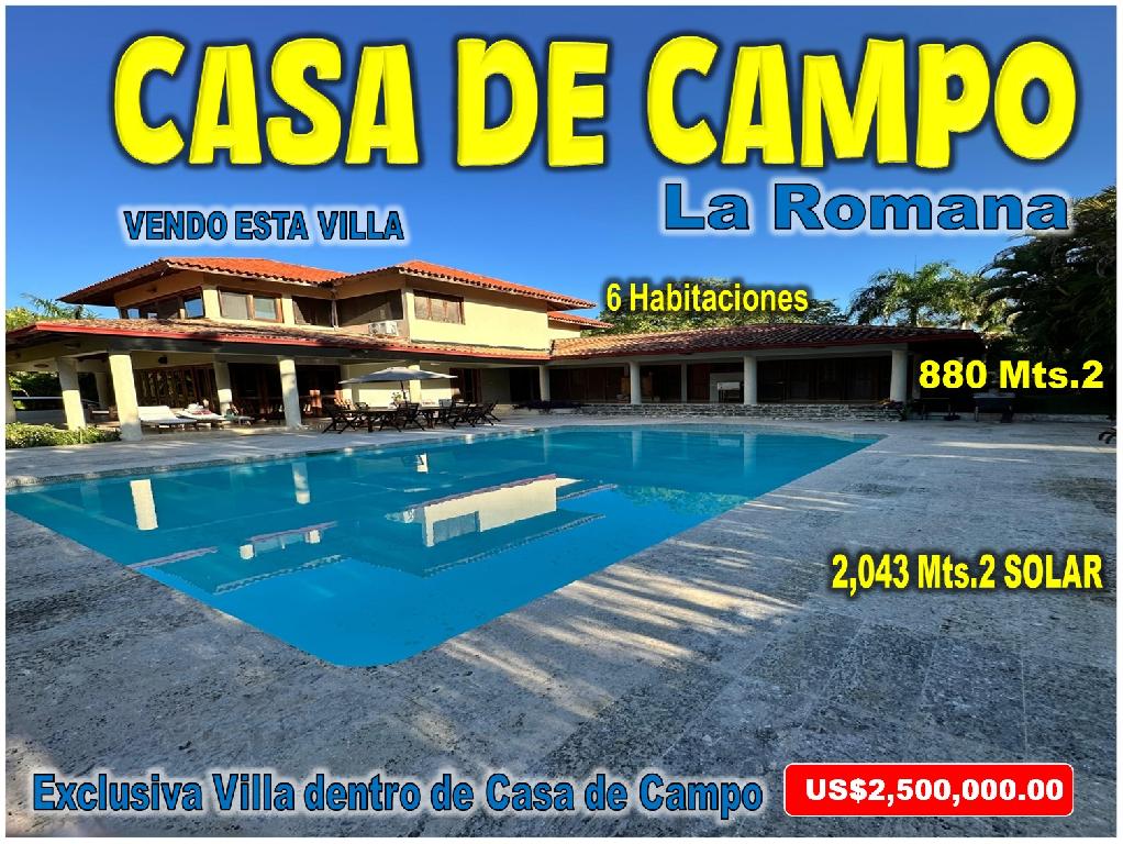 EN CASA DE CAMPO Vendo Super Villa Tipo Catedral 6  HABS. 880 Mts.2 Foto 7321864-1.jpg