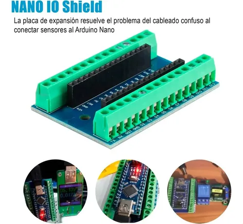Adaptador Shield de Bornes a Tornillo para Arduino Nano NANO Terminal  Foto 7322003-1.jpg